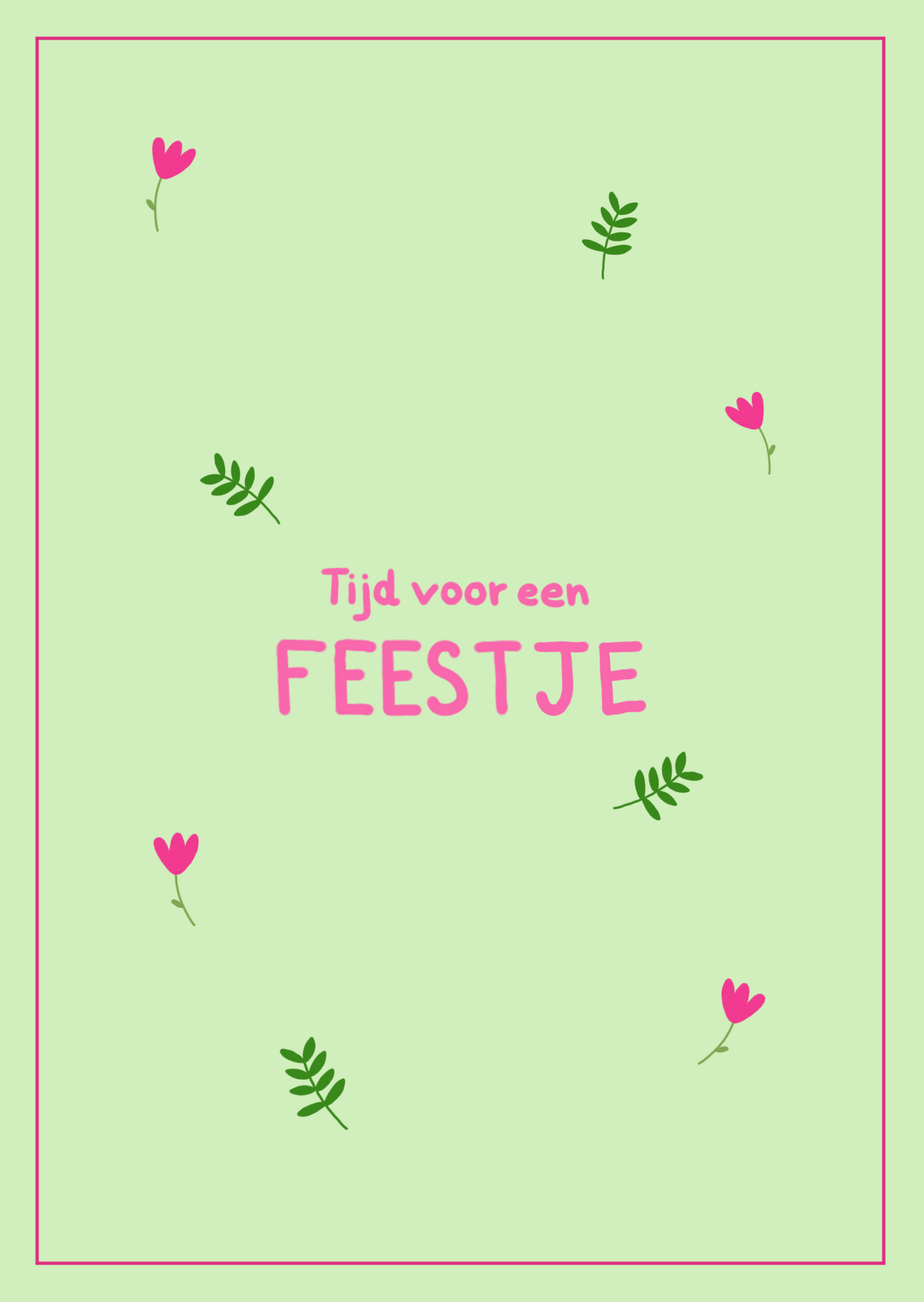 Tijd voor een feestje