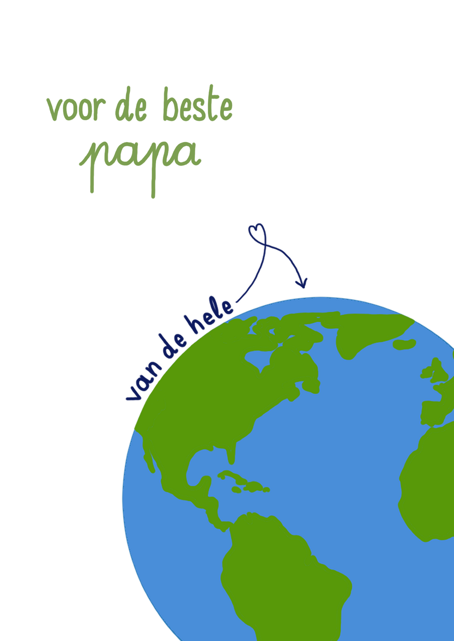 Liefste papa van de hele wereld