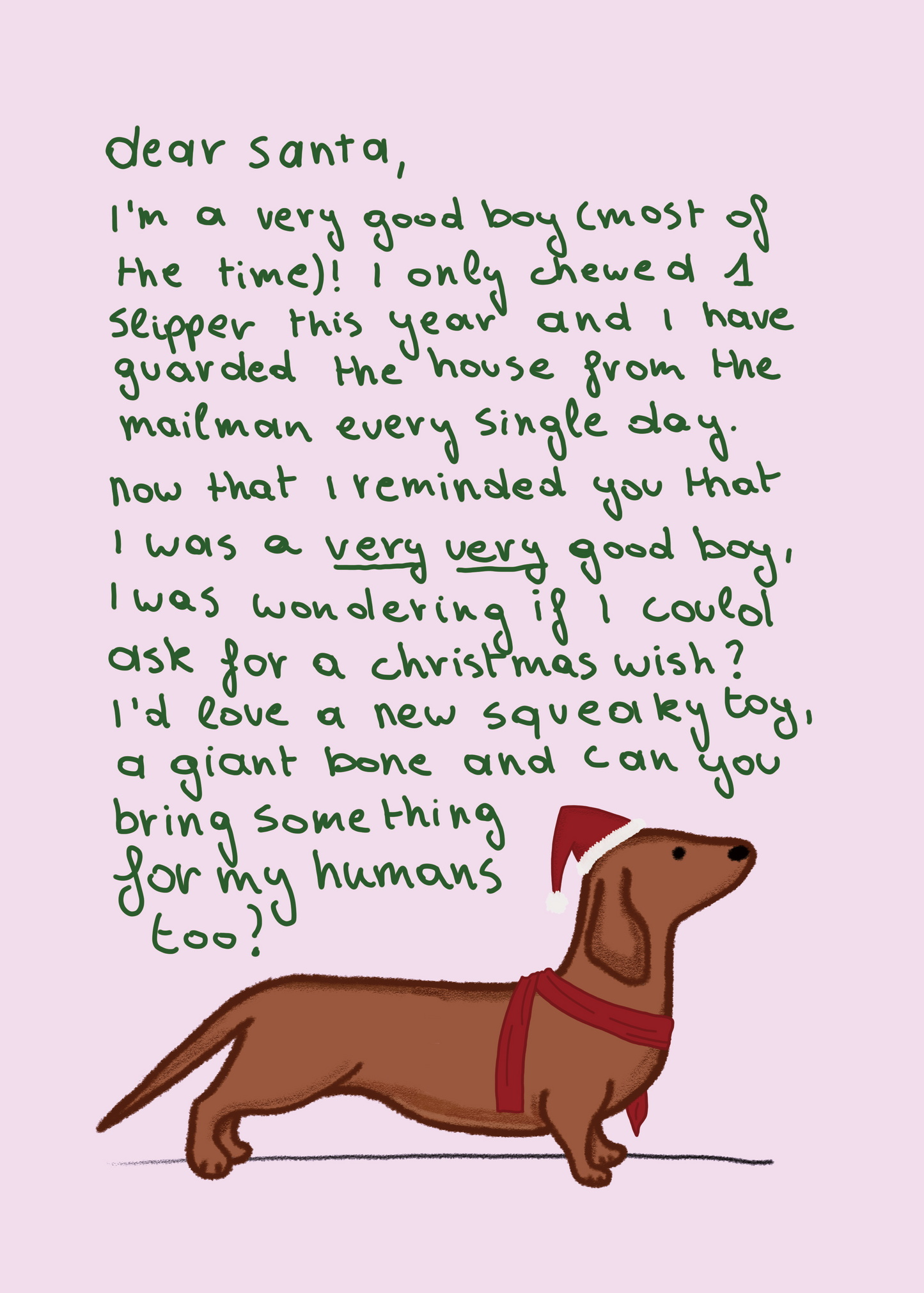 Brief aan de kerstman