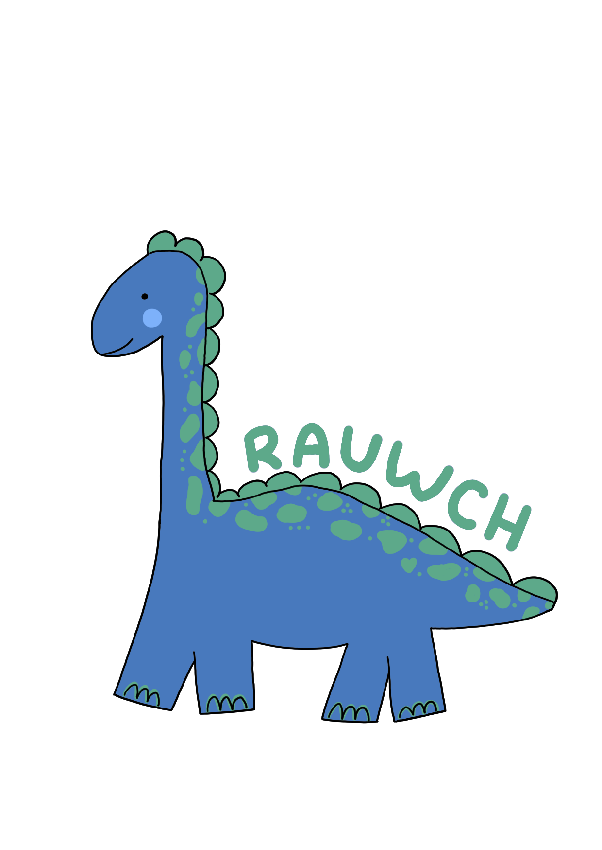 Rauwch Dino t-shirt
