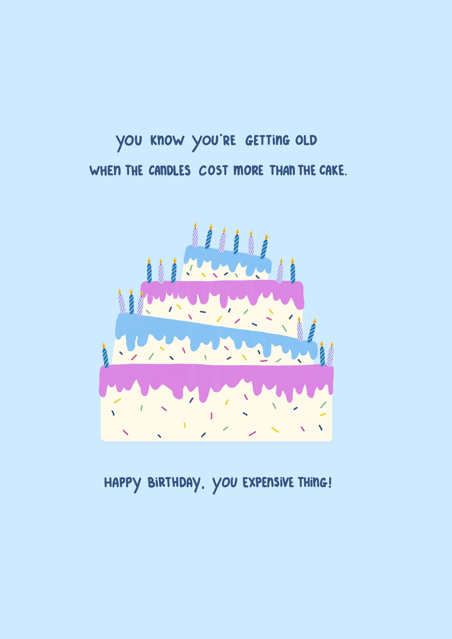 Happy birthday, expensive thing