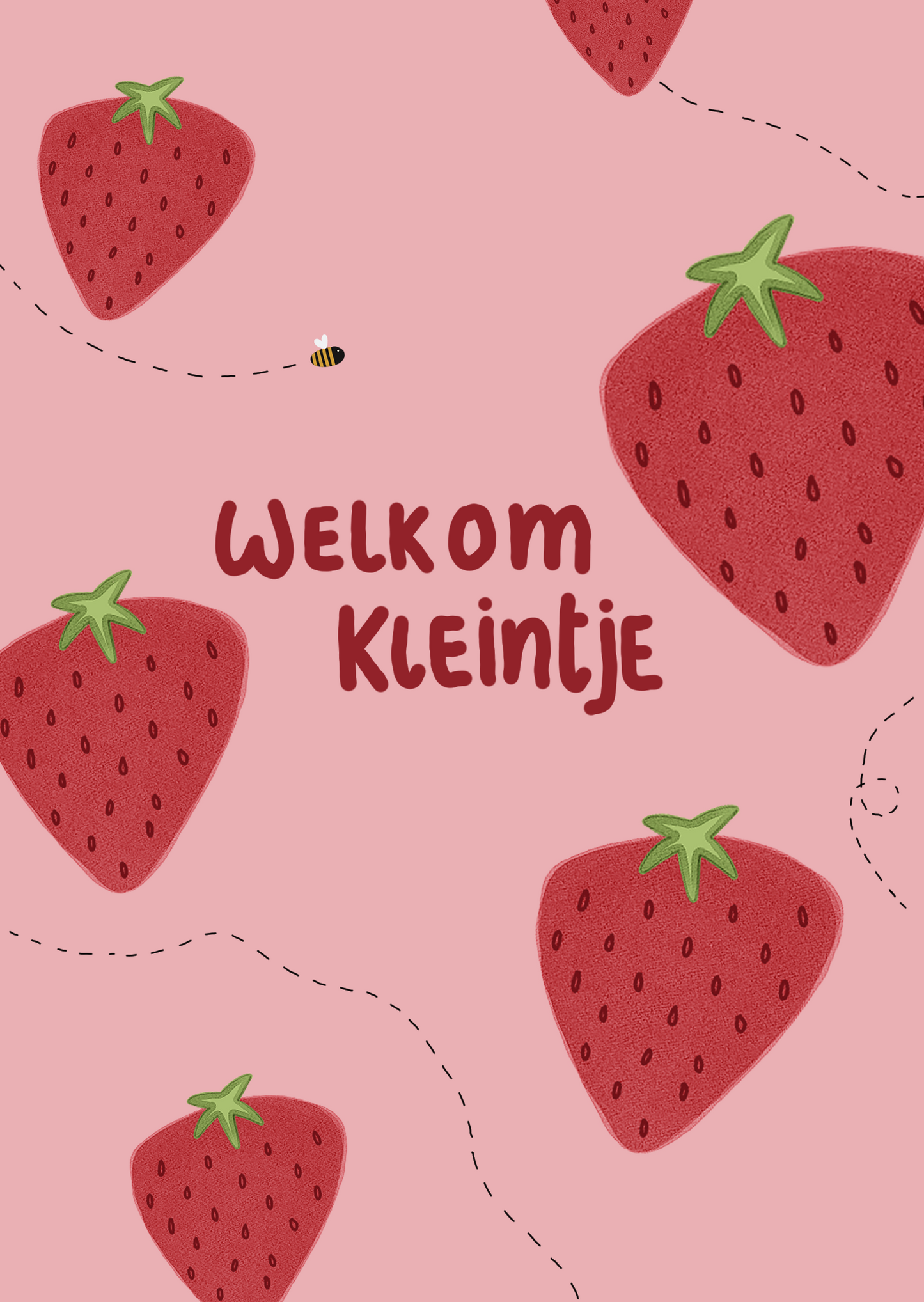 Welkom kleintje - Aardbeitjes