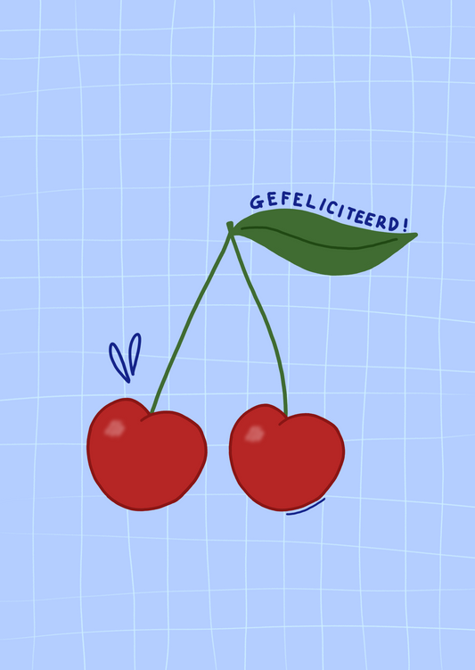 Gefeliciteerd kersjes