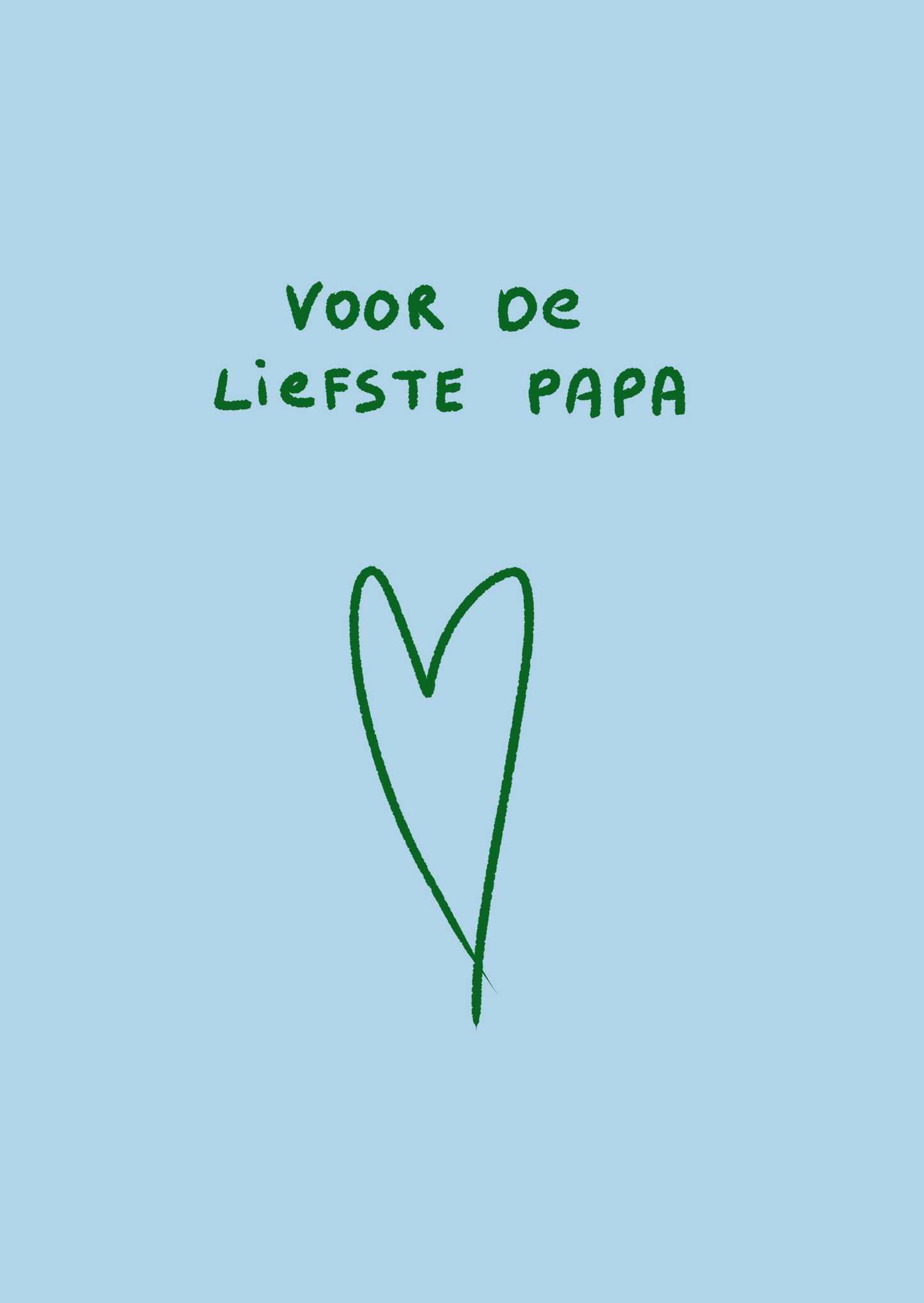 Voor de liefste papa